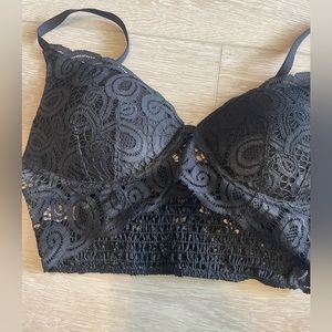 Black Lace Bralette from Pink at Victoria Secret